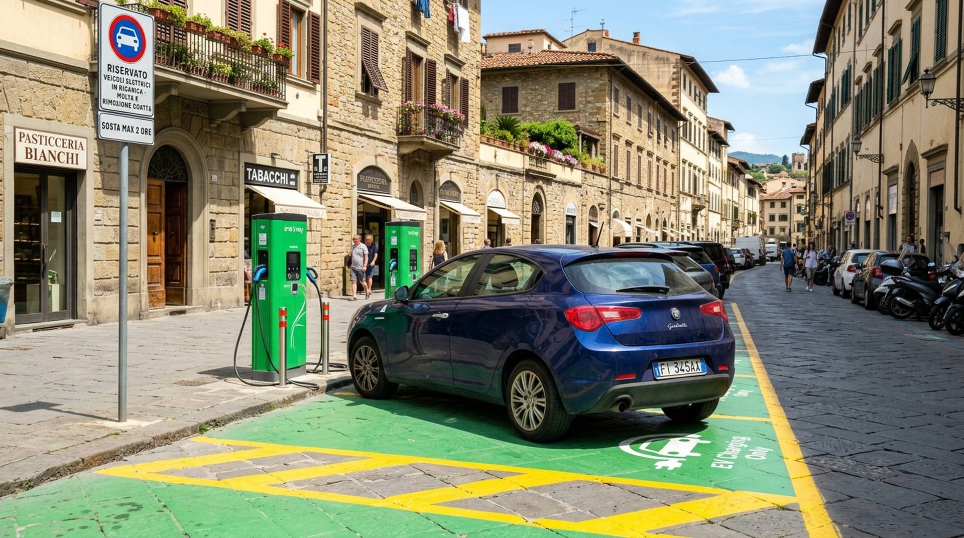 Falschparken Ladesäule Italien: Hohe Strafen