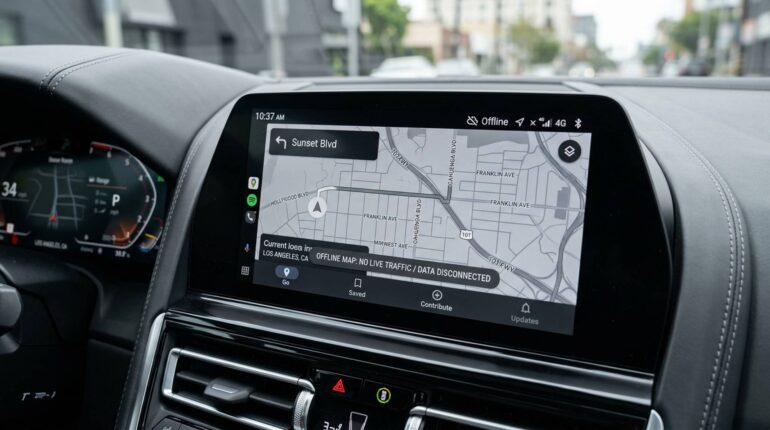 Google Maps in Android Auto: Ausfall der Echtzeit-Verkehrsdaten