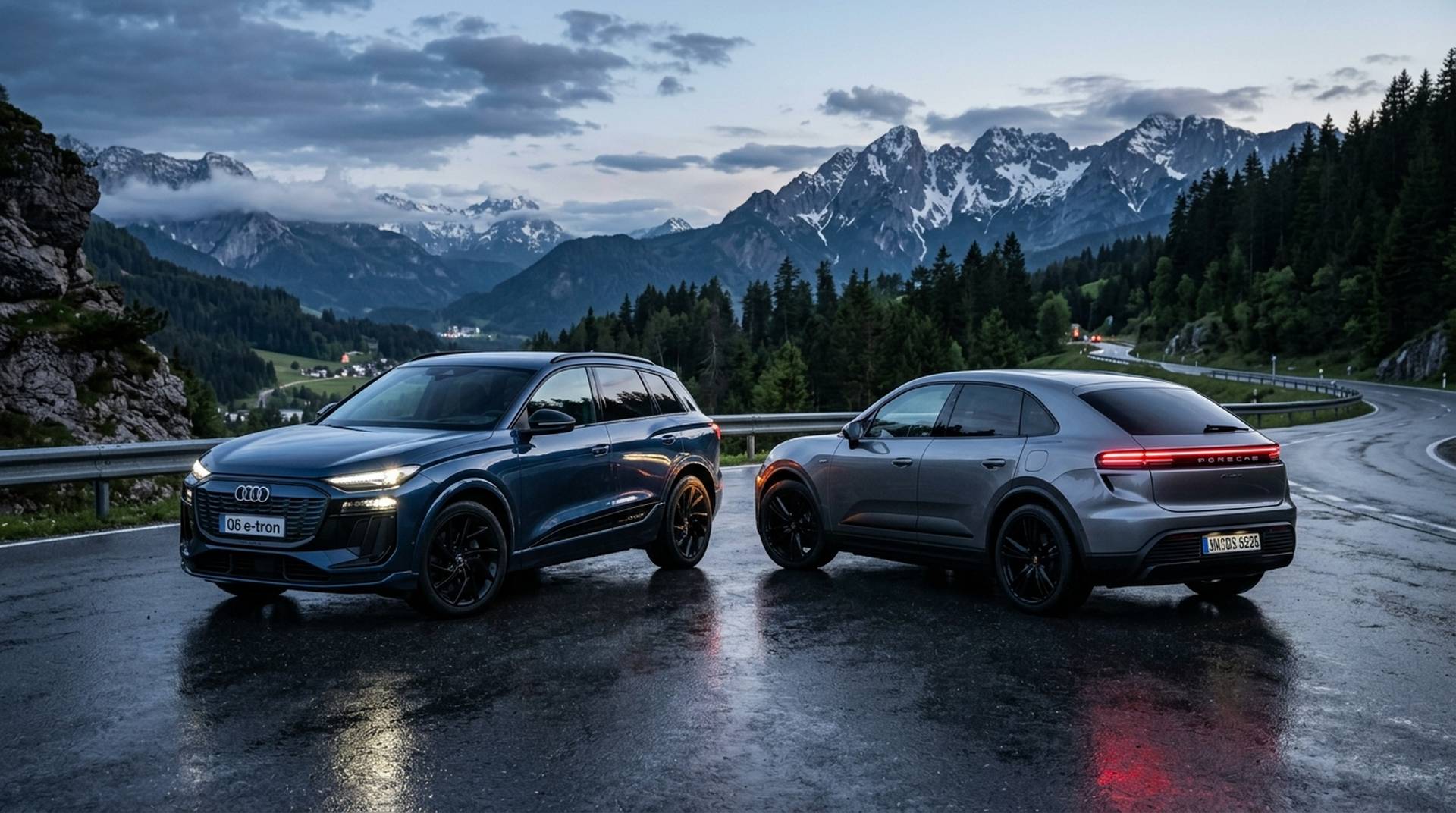 Audi Q6 e-tron vs. Porsche Macan 4: Der große PPE-Vergleichstest