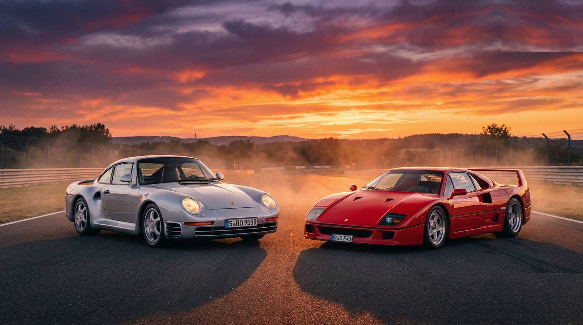 959 vs. F40: Technik-Kostenfalle gegen Purismus-Risiko
