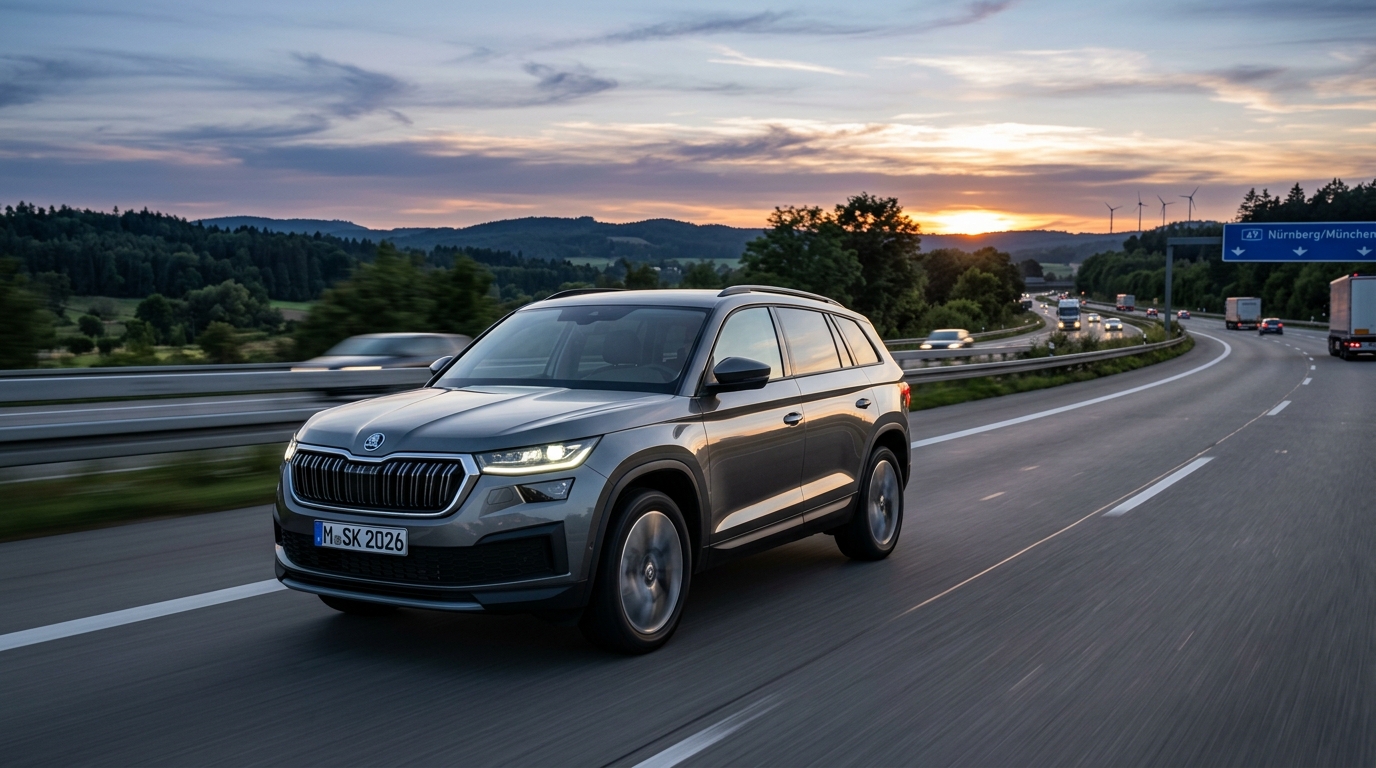 Škoda Kodiaq II iV (2026): 25,7 kWh Akku & 50 kW DC