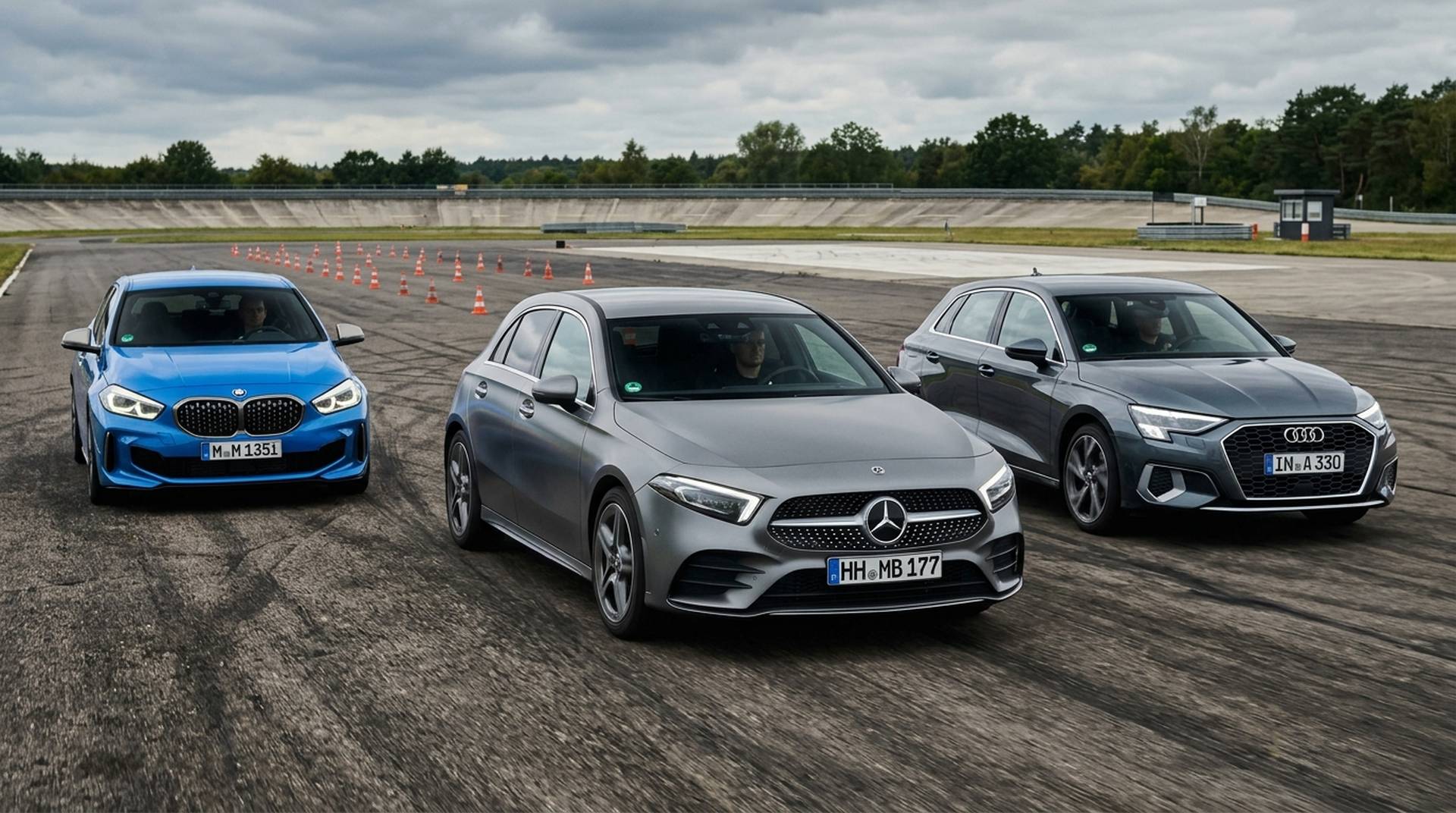 Mercedes-Benz A 200, Audi A3 Sportback und BMW 120 im Vergleichstest
