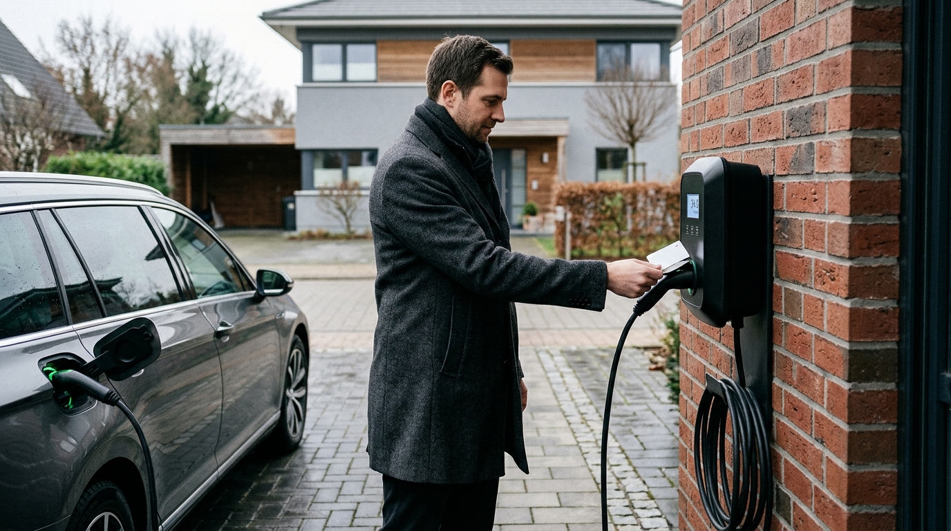 Dienstwagen Heimladen mit MID-Wallbox und RFID-Abrechnung ab 2026